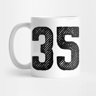 Rough Number 35 Mug
